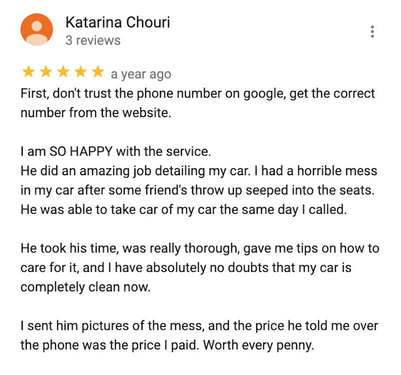 mobile detailing